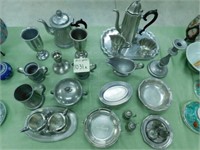 29 Pewter Pieces