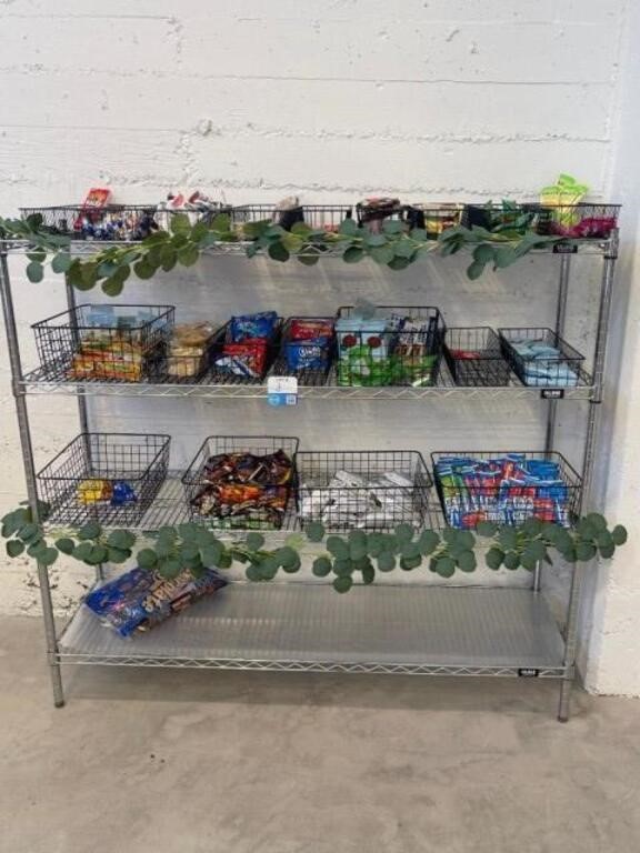 Uline Wire Shelving | Live and Online Auctions on HiBid.com