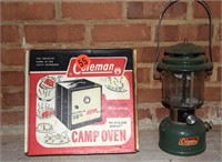 Coleman Camp Oven and Coleman Lantern Model 220H