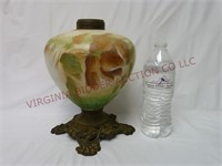 Antique Hand Painted Lamp Base