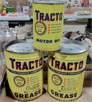 3 VTG TRACTO ADVERTISING CANS