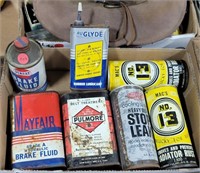 APPROX 7 ASSORTED VTG ADVERTISING CANS