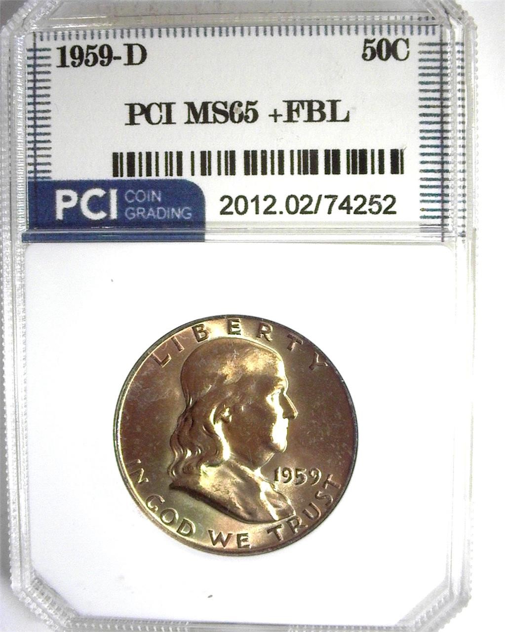 1959-D Franklin MS65+ FBL LISTS $150
