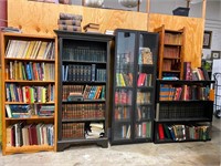 Bookshelves w/ Books - Some RARE Antique Sets