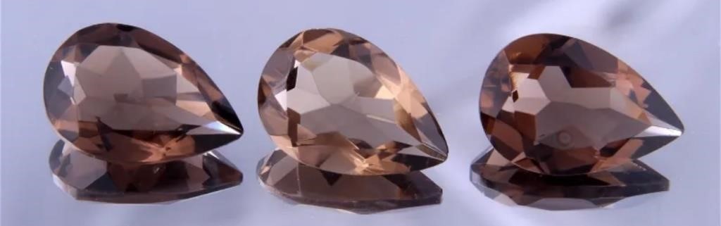 7.33 cts Natural Smoky Quartz Gemstones