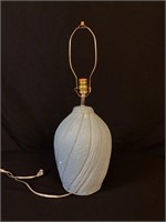 Teal Color Vase Shaped Lamp