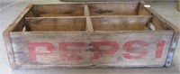 Vintage Wood Pepsi Case