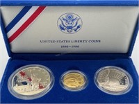 1986 Gold & Silver Half Dollar Collection