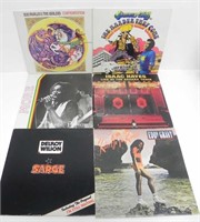 6 ASSTD VINYLS-BOB MARLEY ETC