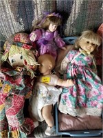 4 COLLECTIBLE DOLLS