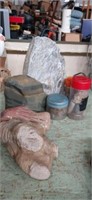 Collection of fossils and stones