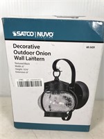 Satco 60-3459 outdoor onion wall lantern, color