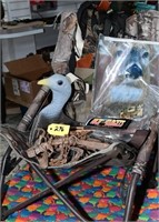 Turkey Decoy, Call, Chair, Deer Targets, Traps