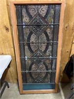 Large stained glass window 60x28”