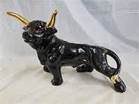 Vintage Mid Century Modern Black Bull Planter