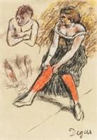 EDGAR DEGAS French 1834-1917 Pastel on Paper