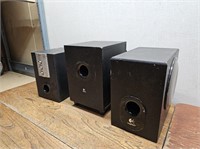 BAZOOKA + 2 LOGICTECH SUB WOOFER Speakers