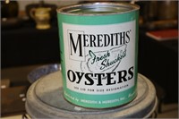 Merediths' Fresh Shucked Oysters Gallon Can