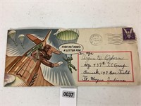 US 1943 WWII SOLDIER MAIL (NO LETTER)