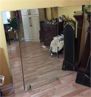 Two Panels of Unframed Wall Mirrors