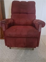 Red recline chair