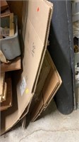 Collection of Assorted Cardboard Boxes and Large