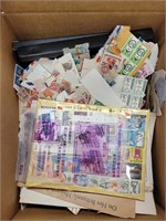 Worldwide Stamps on and off paper, many thousands