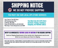 Shipping Info and Requirements