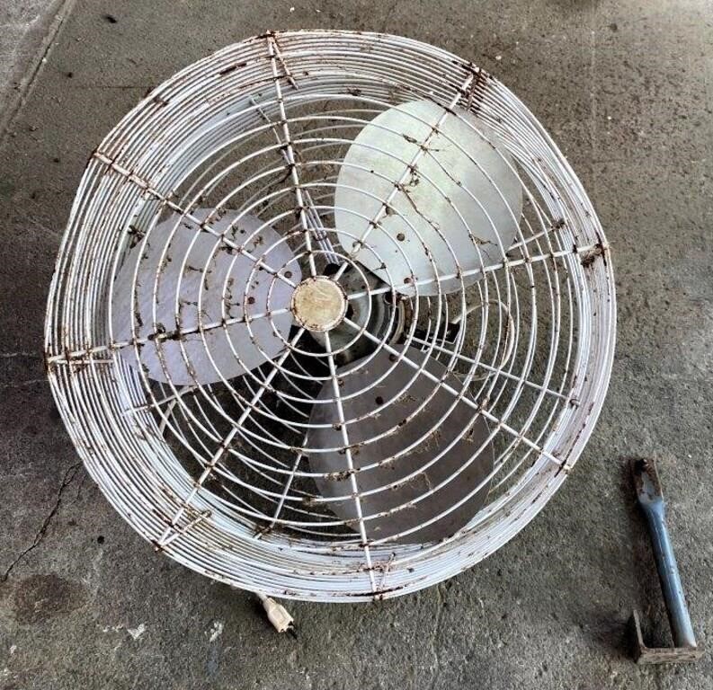 24" hanging livestock fan - 1/2 hp - works good