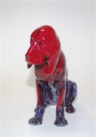 Royal Doulton Flambe dog - Bloodhound Noke & Chang