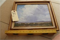 E. Harwell sky and desert scenery painting