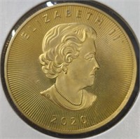 Elizabeth II, 2020 1 oz. Gold token