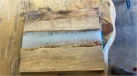 Maple/epoxy charcuterie boards