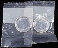 (2) 1 OZ .999 SILVER 2023 AUST KANGEROO ROUNDS