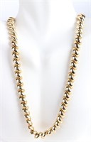 14K YELLOW GOLD SAN MARCO CHAIN NECKLACE