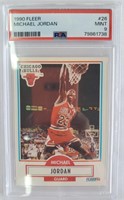 PSA 9 1990 Fleer Card #26, Michael Jordan