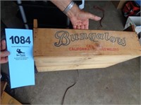 Bungalow wooden fruit crate (three pictures)