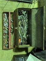 Metal Tool Box and Contents
