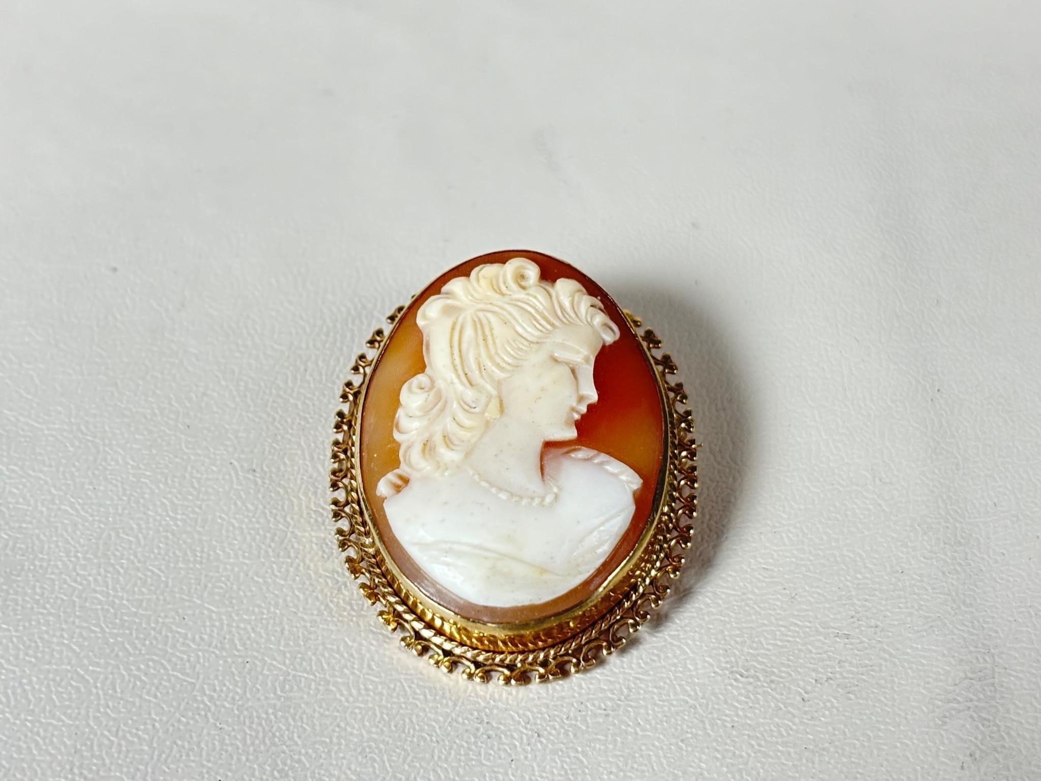 Vintage Opal Pretty Lady Pin