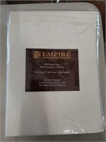 EMPIRE ONE TWIN FITTED SHEET