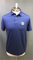 New Detroit Tigers Sz M Athletic Polo Shirt Mens