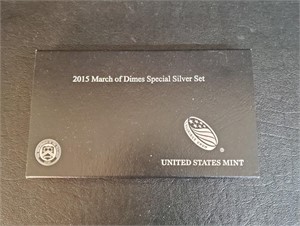 2015 March of Dimes Special Silver Set Coins