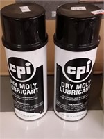 DRY MOLY LUBRICANT LOT OF 2 15OZ CANS