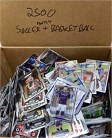 2500 mixed sports cards