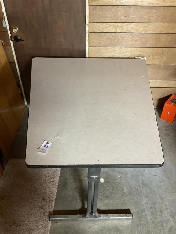 Trapezoid Shaped Table