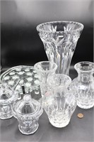 7 Pcs. Waterford, Nachtmann Crystal & Clear Glass