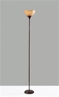 AS IS 24340 Floor Lamp, 71" Tall, Brown A114