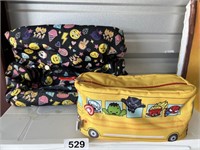 Emoji Backpack, Bus Crayon Pouch U240