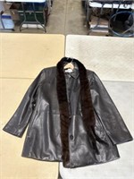 Liz Claiborne leather jacket, size Large