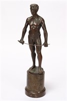 Early 20th Century Bronze Figure,
